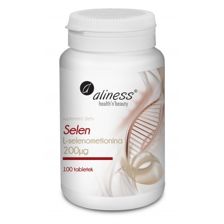 Selen L-selenometionina 200µg x 100 tabl. Aliness