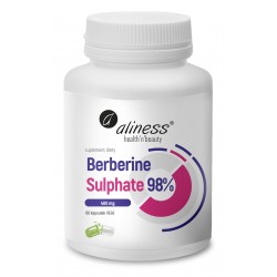 Berberine Sulphate 98%, 400 mg x 60 kaps. Aliness