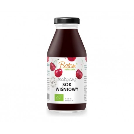 Sok wiśniowy bez dodatku cukru 330ml BATOM BIO