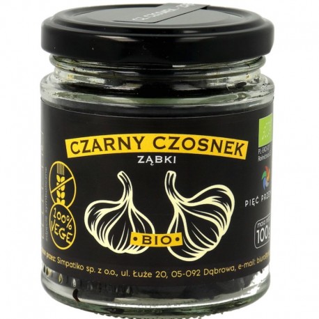 Pięć Przemian Czarny Czosnek BIO 100g
