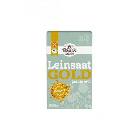 LEN ZŁOTY MIELONY BEZGLUTENOWY BIO 200 g - BAUCK MUHLE