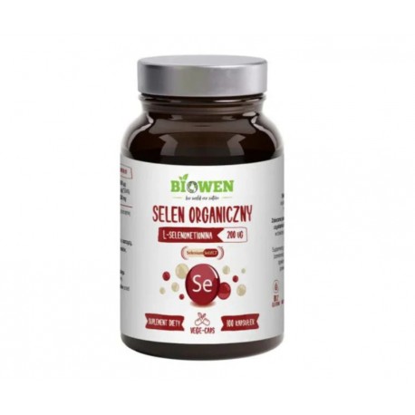 Selen Organiczny 200mcg 100kaps. Biowen