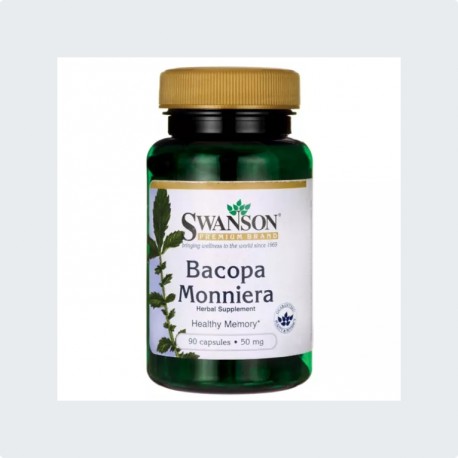 Bacopa Monniera 10:1 Extract 50mg 90kaps. Swanson