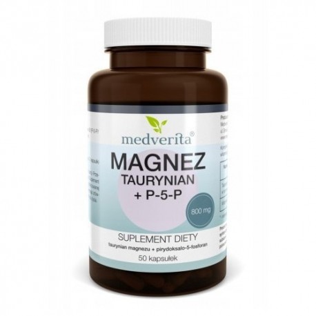Medverita Magnez Taurynian + P-5- P 50kaps.