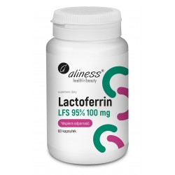 Lactoferrin LFS 95% 100 mg x 60 kaps. Aliness