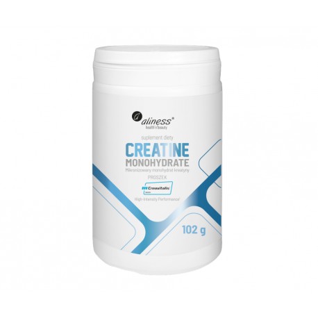 Kreatyna - Aliness, Creatine monohydrate (Creavitalis®) 102 g, 30 porcji