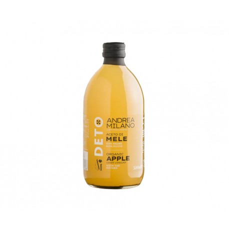 Ocet jabłkowy ŻYWY z matka octową 500ml ANDREA MILANO BIO