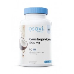 Kwas kaprylowy 1200mg 120kaps. (600mg w 1 kapsułce) Osavi