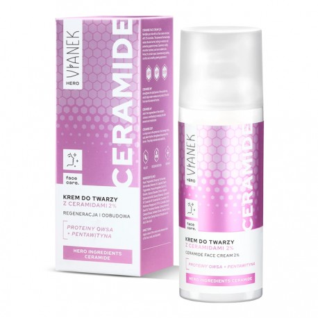 Krem do twarzy z ceramidami 50ml Vianek Sylveco