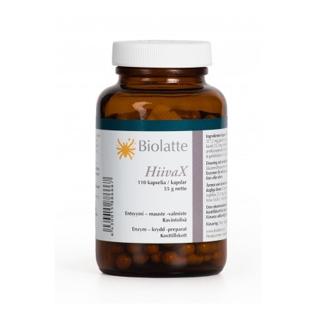 Biolatte Enzymy Trawienne z Dodatkiem Przypraw Hiivax 110kaps.
