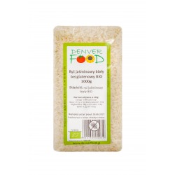 Ryż Jaśminowy Biały BIO Bezglutenowy 1kg Denver Foods